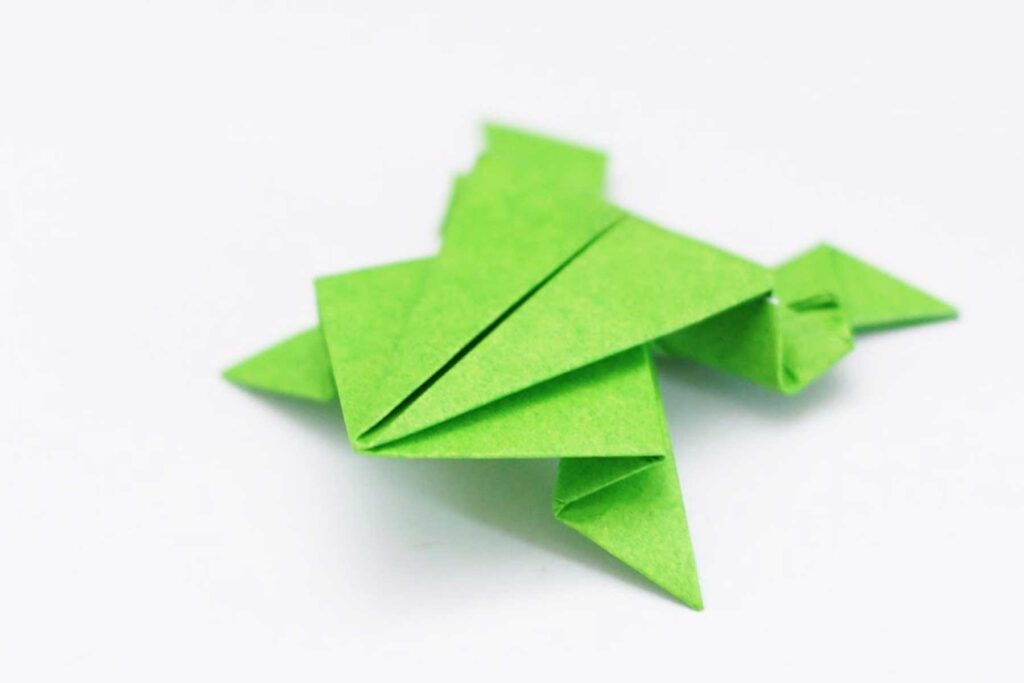 Paper Jumping Frog